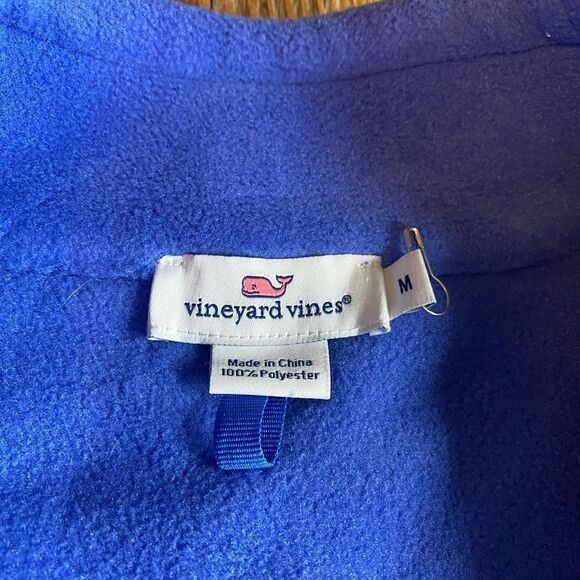 Vineyard Vines fleece vest Women’s medium blue - Picture 5 of 6